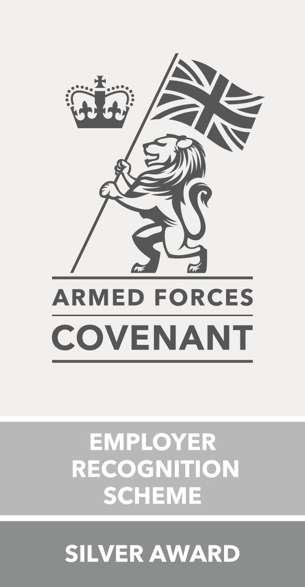 Armed Forces covenant silver award logo